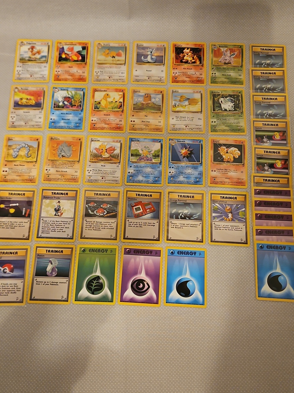 2000 Pokemon Base Set 2 Card Lot 40 Cards